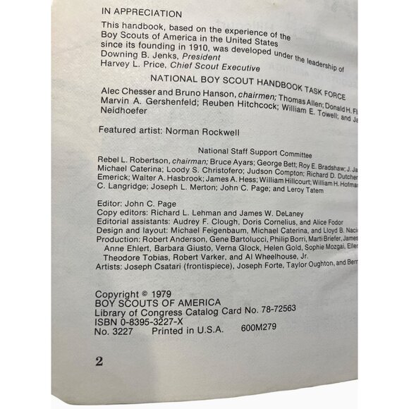 Official Boy Scout Handbook 1979 Ninth Edition First Printing - Picture 8 of 16